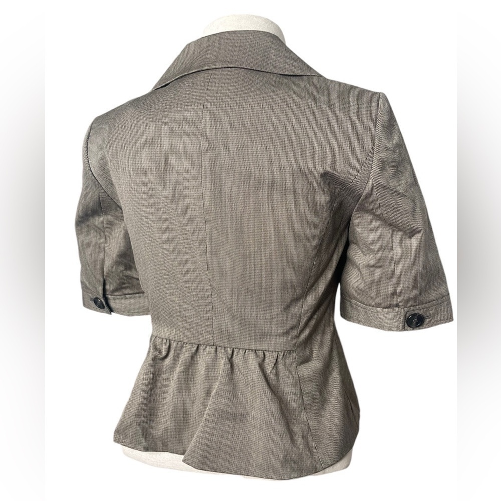 NWT Limited jacket with side tie brown/tan size xsmall . - Picture 3 of 10